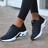 2022 Γυναικεία παπούτσια Αθλητικά πάνινα παπούτσια μονόχρωμα με δίχτυα Επίπεδα γυναικεία παπούτσια που αναπνέουν με κορδόνια Γυναικεία αθλητικά παπούτσια για εξωτερικούς χώρους Plus Size Γυναικεία παπούτσια