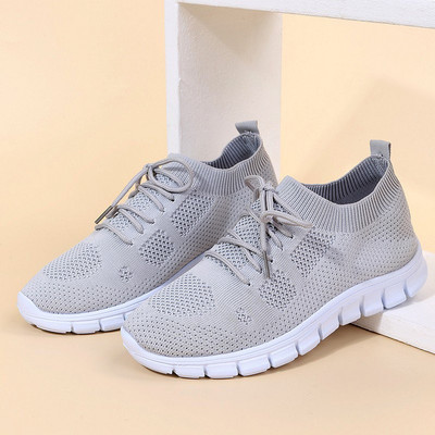 Naiste suvemood hingavad võrktossud Naiste libisemiskindlad vabaajajalatsid Kerged jõusaalijalatsid, jooksmine, kõndimine välisjalatsid