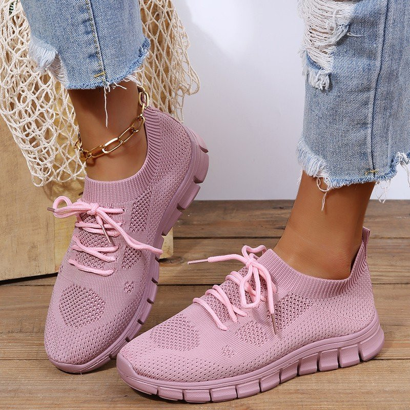 Naiste suvemood hingavad võrktossud Naiste libisemiskindlad vabaajajalatsid Kerged jõusaalijalatsid, jooksmine, kõndimine välisjalatsid