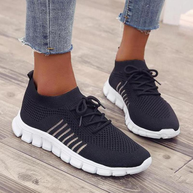 TGHDOF bränditop 2021 naiste tüdrukute suvekevade põhjusroosad hingavad tossud naistele lendavad koetud õpilaste jooksujalatsid