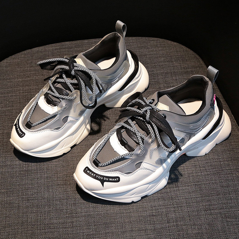 Pantofi de damă pentru alergare agrement sport în aer liber țesute în aer liber plasă confortabilă plasă de plasă respirabil anti-alunecare pantofi vulcanizati