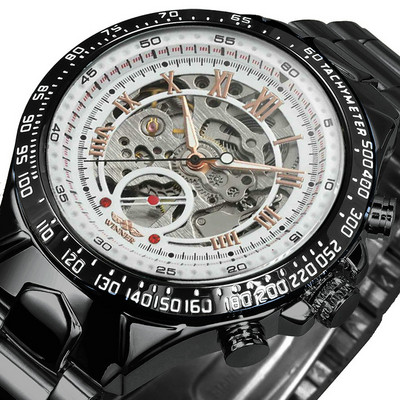 Võitja kuldne skelett-kell meestele, 2020. aasta automaatsed meeste käekellad, luksuslik sportlik, roostevabast terasest kell Relogio