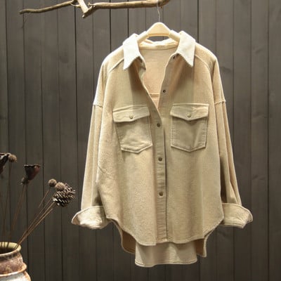 2021. aasta uus kevadsügis, naiste elegantne velvettaskud, kontoripluus Naiste retronööbiga soliidne pikkade varrukatega särk A131