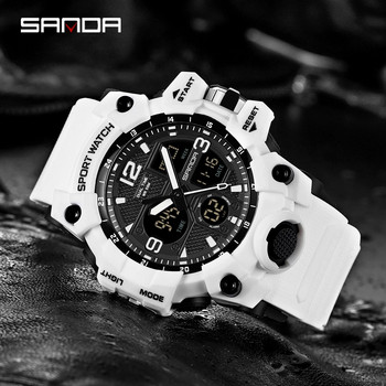 SANDA Κορυφαία μάρκα Αθλητικά Ανδρικά Ρολόγια Military Quartz Watch Man Ανδρικό Αδιάβροχο ρολόι χειρός Ρολόι shock relogios masculino 6030