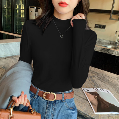 Kõrge kraega puhas mudelpluus