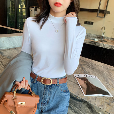 Kõrge kraega puhas mudelpluus