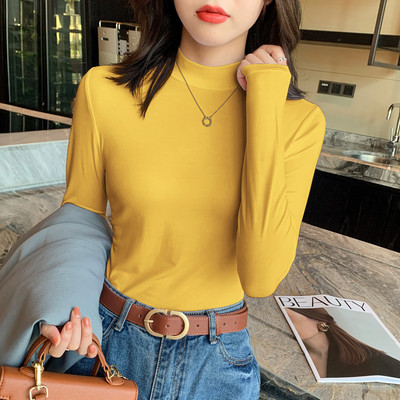 Kõrge kraega puhas mudelpluus