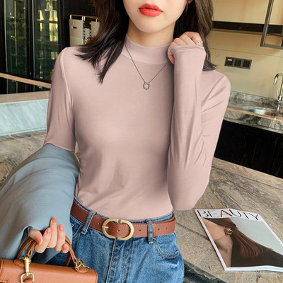 Kõrge kraega puhas mudelpluus