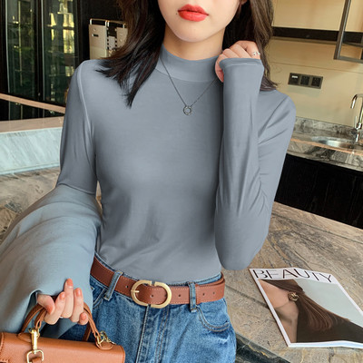 Kõrge kraega puhas mudelpluus