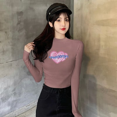 Laisva moteriška palaidinė su kelių spalvų raštu