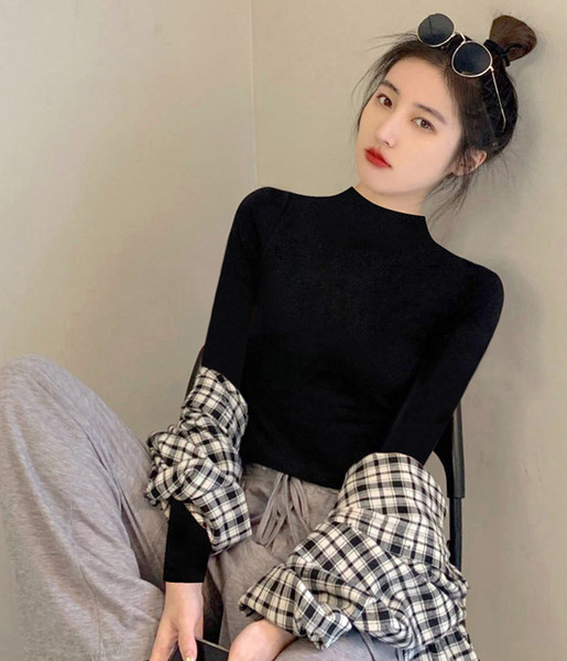  Ежедневна  блуза с дълъг ръкав - изчистен модел