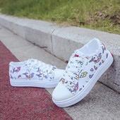 TP685013 Sportcipők Fűzős Alkalmi lapos Canvas Vulcanize Cipők