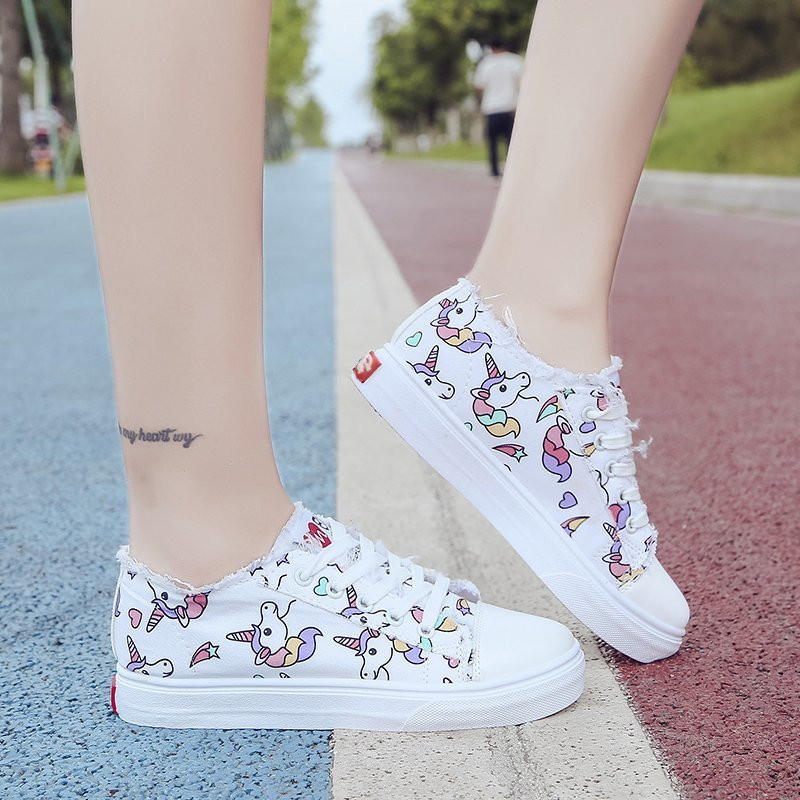 TP685013 Sportcipők Fűzős Alkalmi lapos Canvas Vulcanize Cipők