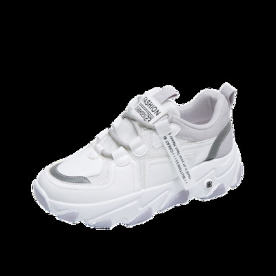 JINJIN-48-Moipheng 2020 De Primavera Con Plataforma, De Moda Para Mujer, Zapatillas Rosa Con Suela Ata, Zapatillas Gruesas