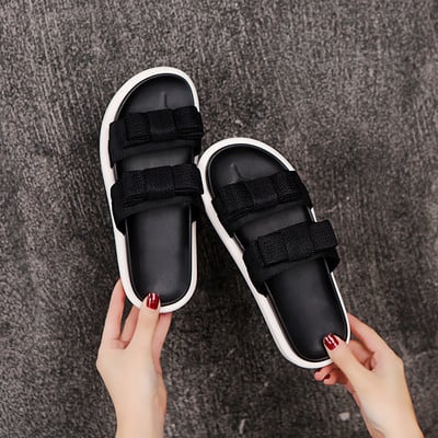 JINJIN-48-Moipheng 2020 De Primavera Con Plataforma, De Moda Para Mujer, Zapatillas Rosa Con Suela Ata, Zapatillas Gruesas