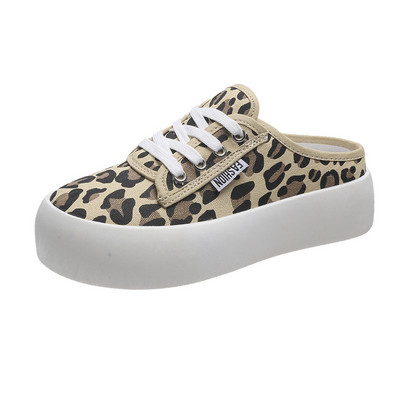 Vasaros naujo stiliaus šlepetės Madingi batai be kulno Drobiniai batai Moteriški sportbačiai Madingi sportbačiai be nugaros