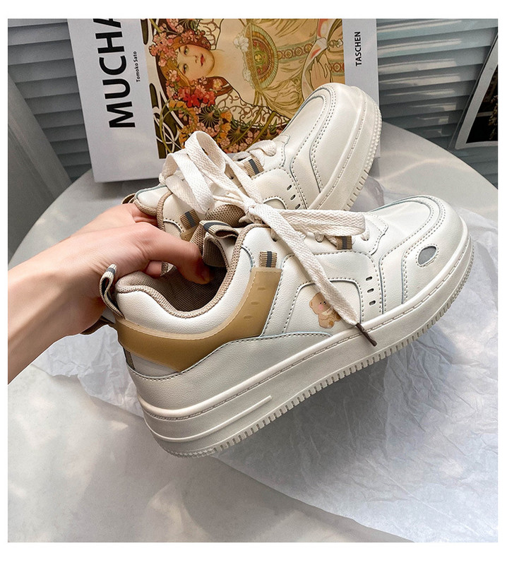 Studentų madingi sportbačiai riedlenčių sportiniai odiniai laisvalaikio batai vasariniai patogūs vulkanizuoti batai Nk oro pajėgų serija