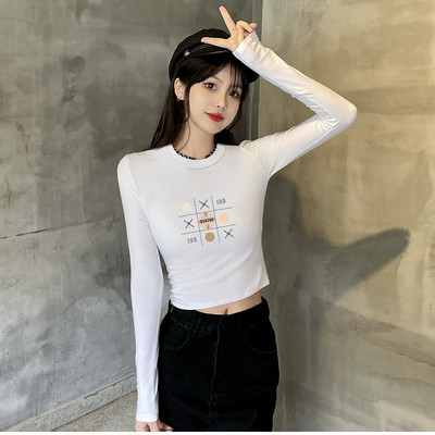 Bluza de dama cu imprimeu in doua culori