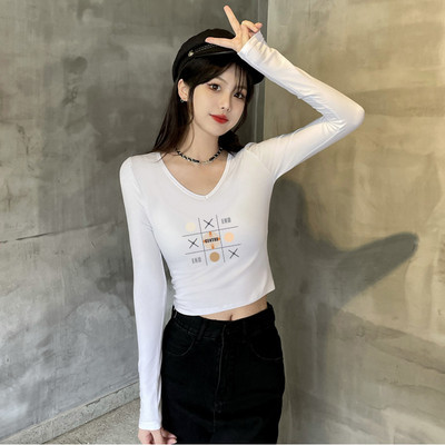 Bluza de dama cu imprimeu in doua culori