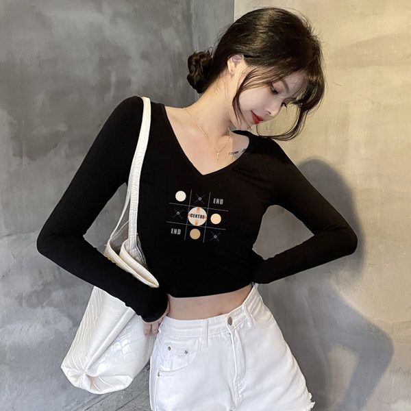 Bluza de dama cu imprimeu in doua culori