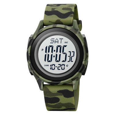SKMEI Military Electronic Movement Fashion Watch for Férfi Sport Stopper Chrono Alarm Digitális karóra Vízálló Relogio Masculino