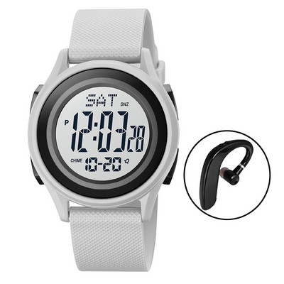 SKMEI Military Electronic Movement Fashion Watch for Férfi Sport Stopper Chrono Alarm Digitális karóra Vízálló Relogio Masculino