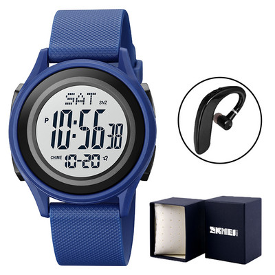 SKMEI Military Electronic Movement Fashion Watch for Férfi Sport Stopper Chrono Alarm Digitális karóra Vízálló Relogio Masculino