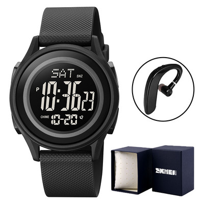 SKMEI Military Electronic Movement Fashion Watch for Férfi Sport Stopper Chrono Alarm Digitális karóra Vízálló Relogio Masculino