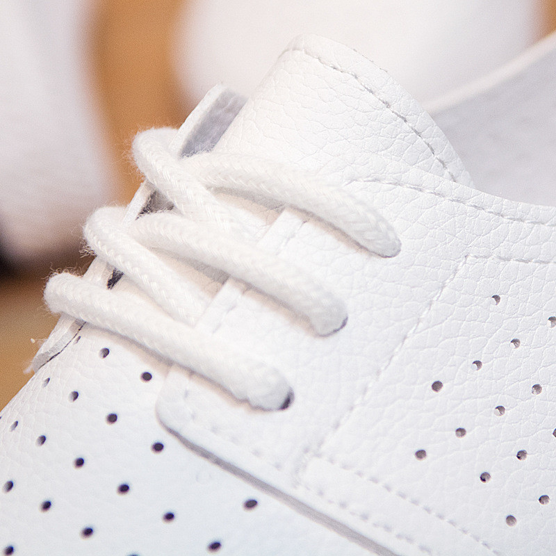 Moteriški vulkanizuoti batai, iškirpti iš poliuretano odos Oksfordo plokščiapadžiai batai, moteriški kvėpuojantys sportbačiai, baleto bateliai