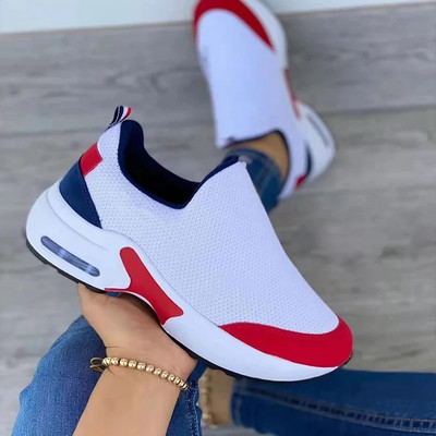 2022. aasta naiste sandaalid, platvorm, soliidsed ja lamedad vabaaja naiste vulkaniseeritud kingad, paeltega, hingavad ja hingavad naiste tossud Zapatos Mujer