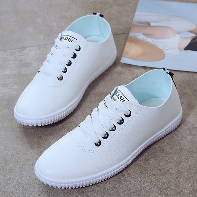 Дамски вулканизирани обувки Лято 2022 Пролет Дамски бели ежедневни обувки Дишащи плоски обувки Модни дишащи дамски маратонки