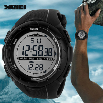 Ψηφιακά στρατιωτικά αθλητικά ρολόγια μάρκας SKMEI Ανδρικά ρολόγια 50M αδιάβροχα για κολύμπι αναρρίχησης εξωτερικού χώρου Casual Αντρικά ρολόγια χειρός Reloj Hombre