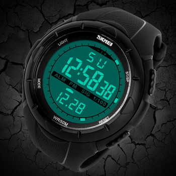 SKMEI Марка Цифрови военни спортни часовници Мъжки 50M Водоустойчиви Плуване Катерене Открит ежедневен часовник Мъжки ръчни часовници Reloj Hombre