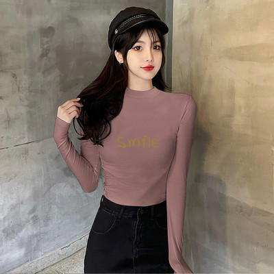 Ženska ležerna bluza s polo ovratnikom i printom