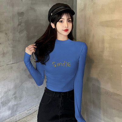 Ženska ležerna bluza s polo ovratnikom i printom