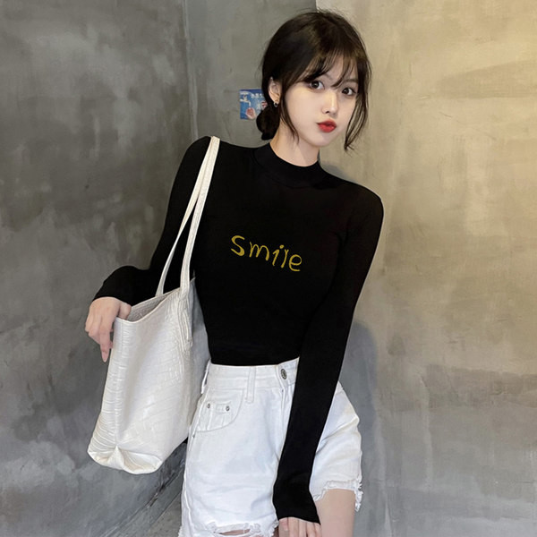 Ženska ležerna bluza s polo ovratnikom i printom