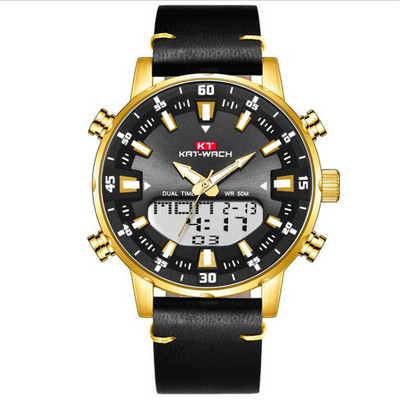 Auksinis vyriškas karinis sportinis rankinis laikrodis skirtas kvarciniam nerūdijančio plieno 50M vandeniui atsparus plaukimo vyriškas laikrodis Relogio Masculino 2022