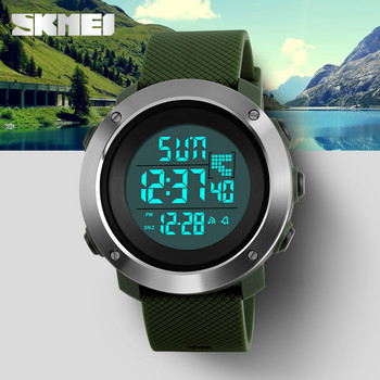 Ανδρικά αθλητικά ρολόγια SKMEI Double Time Digital Wristwatches 50M Αδιάβροχη οθόνη LED Ανδρικό ρολόι reloj hombre 2018