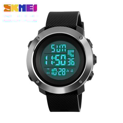 SKMEI meeste spordikellad Double Time digitaalsed käekellad 50M veekindel LED-ekraan meeste käekell reloj hombre 2018