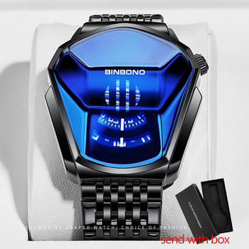 Нов пристигащ часовник мъжки водоустойчив креативен ръчен часовник за мъжки часовник мъжки часовник Relgio Masculino златен ръчен часовник от неръждаема стомана
