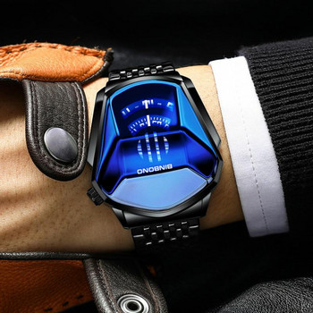 Нов пристигащ часовник мъжки водоустойчив креативен ръчен часовник за мъжки часовник мъжки часовник Relgio Masculino златен ръчен часовник от неръждаема стомана