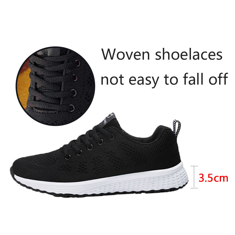 Naiste vabaajajalatsid Moodsad hingavast võrgust naiste tossud valged kingad 2021 Naiste vulkaniseeritud jalanõud naistele