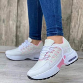 Γυναικεία Βουλκανιζέ Παπούτσια 2022 Fashion Plus Size 43 Casual Αθλητικά Παπούτσια Γυναικεία με κορδόνια Αθλητικά παπούτσια με πλατφόρμα με σφήνα που αναπνέει