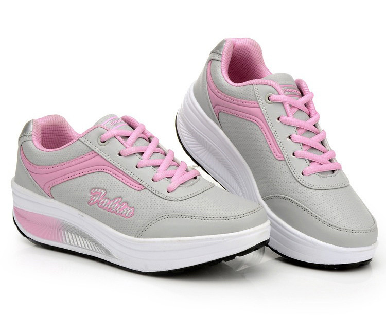 Női cipők Wedge tornacipők Platform edzőcipők Női cipők Alkalmi fűzős Tenisz Feminino Zapatos De Mujer Női tornacipők Magas sarkú