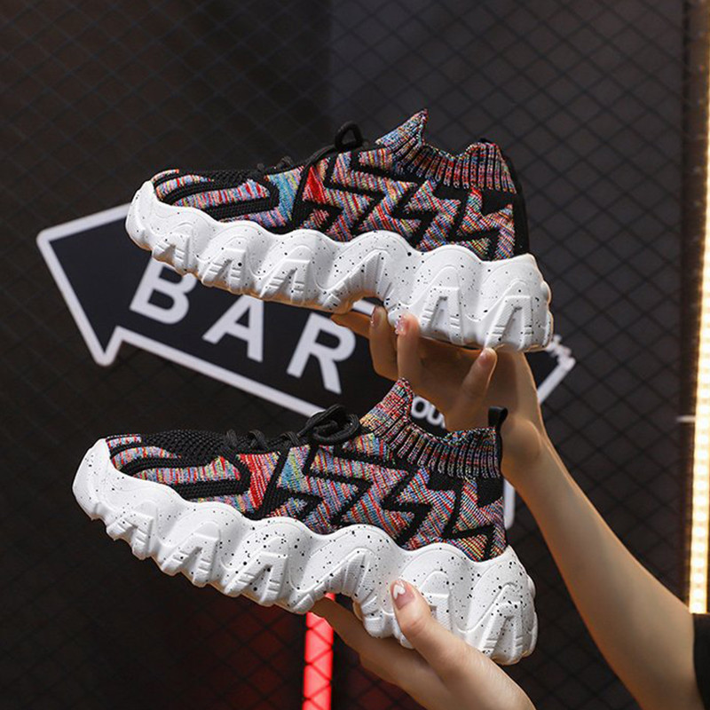 2022 női, hálós platformú tornacipő, női sportcipő őszi női, alkalmi, vulkanizált női, nagy méretű, fűzős, lélegző lábbeli