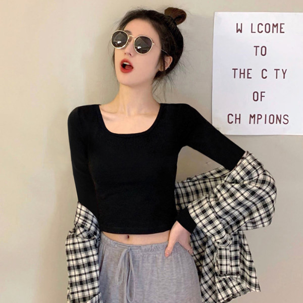 Naiste pikkade varrukatega liibuv pluus