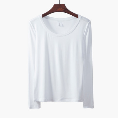 Naiste vabaaja ovaalse kaelusega pluus