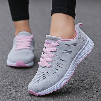 Маратонки Дамски обувки 2022 Chaussure Femme Walking Mesh Дамски обувки Face Up Tenis Feminino Ежедневни женски обувки Chaussure Femme