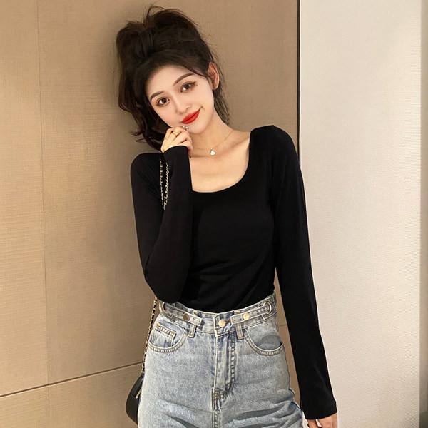 Naiste pikkade varrukatega pluus kahes värvitoonis