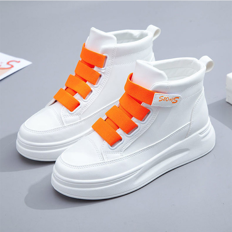 Pantofi vulcanizați albi pentru femei 2021 Pantofi de damă respirabili de toamnă populari în stil coreean studenți cupluri pantofi de alergare